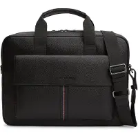 Tommy Hilfiger för män. AM0AM14166 Laptopväska svart (OSFA), Casual, Polyuretan