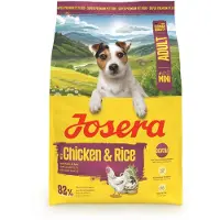 Josera Mini Chicken & Rice-3kg Vuxenfoder För Hundar
