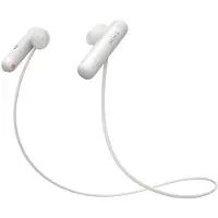 Sony WI-SP500 in-ear trådlösa hörlurar med mikrofon - Vita