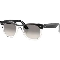 Ray-Ban - Varumärken - Wayfarer Street Neat Black Trans/Gradient Grey för Unisex - Svart