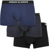 Urban Classics Boxershorts marinblå / nattblå / vit