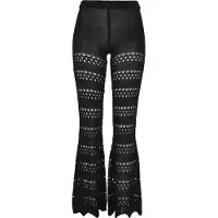 Urban Classics Flared Crochet High Waist Leggings