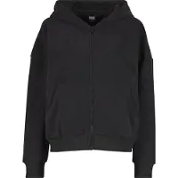 Urban Classics Jacquard Velvet Oversized Sweatshirt Med Dragkedja