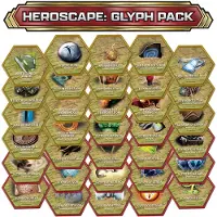 Asmodee Renegade Game Studios Heroscape Glyph Pack Expansion - 33 Glyphs för Strategiskt Spel