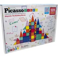 PicassoTiles Magnetic Tiles set 101pcs,