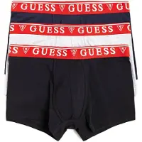 GUESS Boxershorts 'Brian' mörkblå / ljusgrå / röd / svart