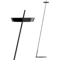 Sigor LED golvlampa Mahina, dimbar, Svart, Vardagsrum / matsal, Aluminium / grå / zink, Modern, LED-golvlampa