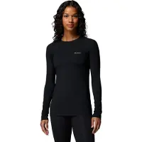 Columbia - Underställ dam - Midweight Stretch Long Sleeve Top Black för UnisexUll - Storlek XS - Svart