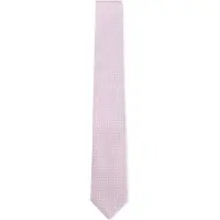 BOSS Silk-blend tie with jacquard-woven pattern