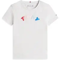 Tommy Hilfiger Textured Logo Jersey Crew Neck T-Shirt
