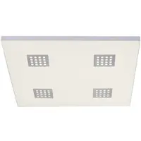 Pure LED taklampa Neo, dimbar, Aluminium / grå / zink, Vardagsrum / matsal, Aluminium / grå / zink, Modern, LED-taklampa