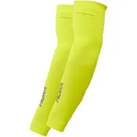Hoka One One - Kompression - Race Day Arm Sleeve Citrus för Unisex - Storlek L - Gul