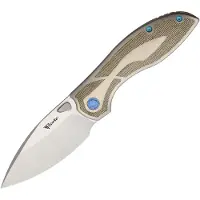 Reate Knives Iron Framelock Green