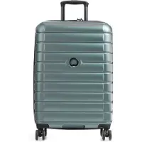 Delsey Shadow 5.0 - Resväska med 4 hjul | petrol | 44x66x29.5 cm