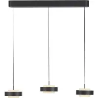 Schöner Wohnen Pendellampa Elmo, dimbar, Svart, Vardagsrum / matsal, Metall, Modern