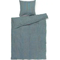 Juna - Bæk&Bølge Bed Linen - Blue/Ochre - 140x220 cm
