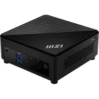 MSI CUBI 5 1M 437BEU - Barebone - mini-PC 1 x Core 7 150U / upp till 5.4 GHz - RAM 0 GB - Intel Graphics - IEEE 802.11ax (Wi-Fi 6E), Bluetooth 5.3, Gigabit Ethernet, 2.5 Gigabit Ethernet - svart