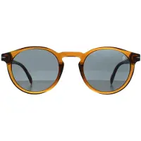 David Beckham Rund Herr Transparent Brun Blå DB 1036/S