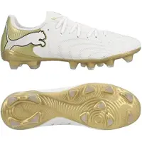 Puma Future 9 Play Fg/ag White Gold - White/guld/Svart, storlek 40½