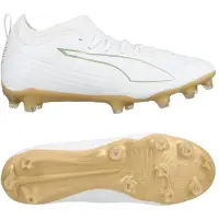 Puma Ultra 6 Match Fg/ag White Gold - White/guld/Svart Barn, storlek 37½