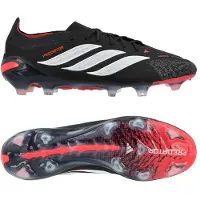 Adidas Predator Elite Fg Immortal Dna - Svart/vit/lucid Red - Gräs (Fg), storlek 36