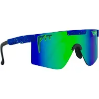 Pit Viper - Solglasögon - The Leonardo Original Wide HDPV Polarized Blue-Green för UnisexUll - Blå