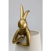 Kare Bordslampa Animal Rabbit, Mässing / guld, Vardagsrum / matsal, Textil / tyger / siden, Design, Bordslampa