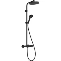 Hansgrohe Activera S duschsats 240 1jet EcoSmart m/ Ecostat Fine Varia matt svart