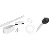 Hansgrohe Duschset Wallstoris sampack matt vit