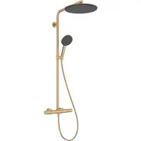 Hansgrohe HG Raindance Alive S Puro - Duschrör 300 1jet EcoSmart termostat, borste, brons PVD