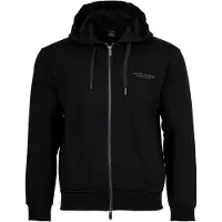 Armani Exchange för män. XM001293AF20934UC001 Basic sweatshirt med dragkedja svart (L), Casual, Bomull