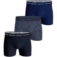 Björn Borg Boullsstretchboxers 3-pack Svart örkblå ångfärgad Blå Storlek