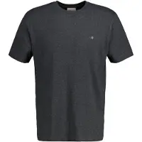 Gant för män. 2003184 T-shirt mörkgrå shield (M), Casual, Bomull, Kort ärm