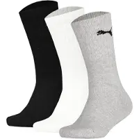 Puma Strumpor - 3-pack - Crew - Grå/Vit/Svart - - 27/30 - Strumpor