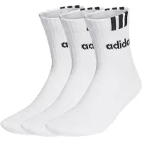 Adidas Sportsockor '3-Stripes Linear' svart / vit