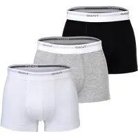 Gant Boxershorts ljusgrå / gråmelerad / svart / vit
