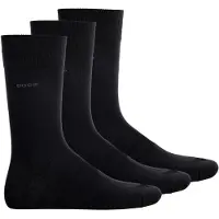 BOSS Three-pack of regular-length socks in stretch fabric