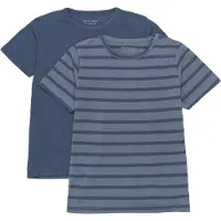 Minymo T-shirt nattblå / duvblå