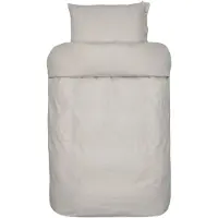 Hoie Sängkläder 140x200 cm - 100% bomullsflanell - - Balder Brun