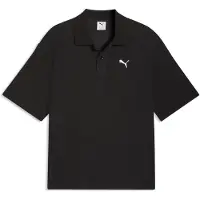 Puma Wardrobe Ess Waffle Boxy Fit Kortärmad Polotröja