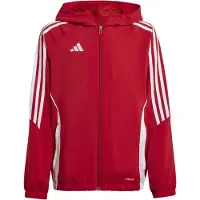 Adidas Windbreaker Tiro 24 - Röd/Vit Barn, storlek 128 cm