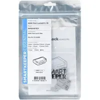 Smartkeeper HDMI-portlås HMD04P1GY Set 10 st Grå utan nyckel HMD04P1GY