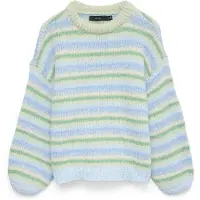 Vero Moda Tröja 'VMMaybe' kräm / ljusblå / grön / pastellgrön