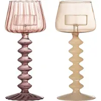 Creative Collection Daze ljushållare, rosa, glas
