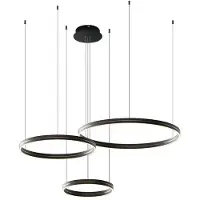 Milagro Lighting Pendellampa Gravity , Svart, Vardagsrum / matsal, Metall, Modern