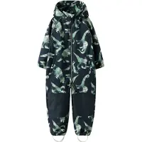 Name it Softshelloverall m. Fleece - Noos - NmmAlfa08 - Dark Sap - - 1 år (80) - Softshell