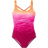 LASCANA Baddräkt orange / fuchsia / ljusrosa