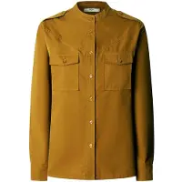 Pepe Jeans för kvinnor. PL3051426 Angy orange skjorta (L), Casual, Bomull, Lång ärm