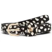 Tommy Hilfiger Essential Deer Print Leather Belt