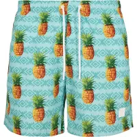 Urban Classics Badshorts turkos / aqua / ockra / guldgul / grön